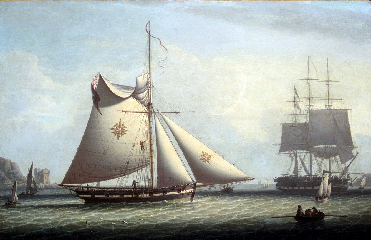 En maltesisk kutter, ca. 1780 af R. Saloman