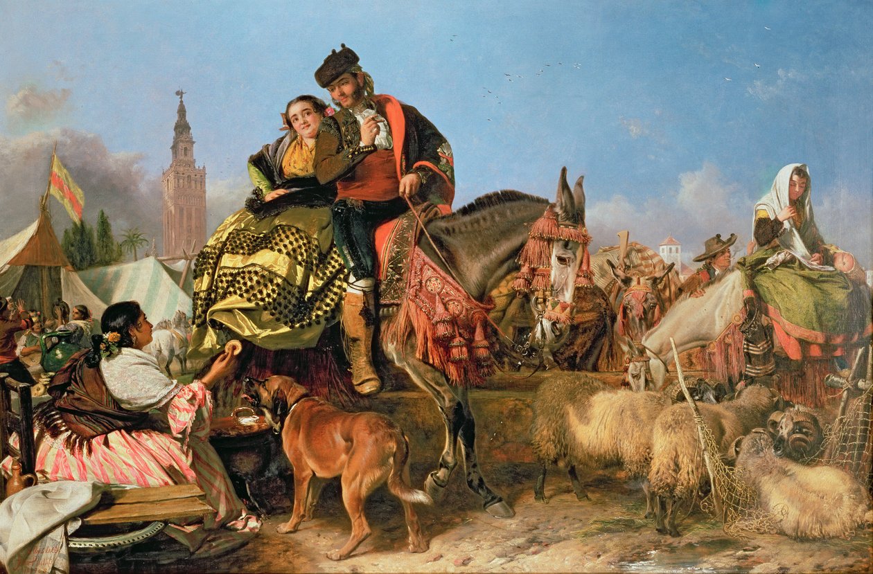 Messe i Sevilla af R. and Phillip, John Ansdell