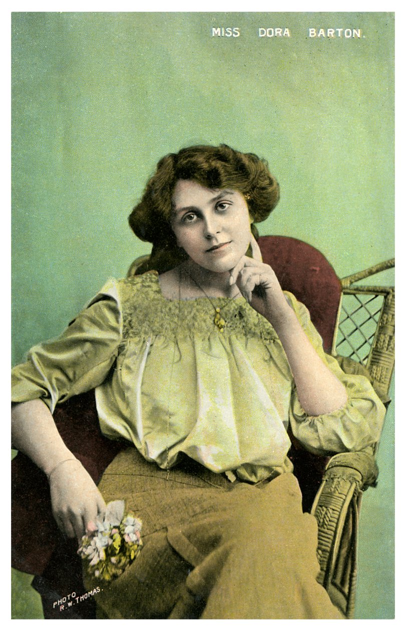 Dora Barton, britisk skuespillerinde, c1905-1919. af RW Thomas