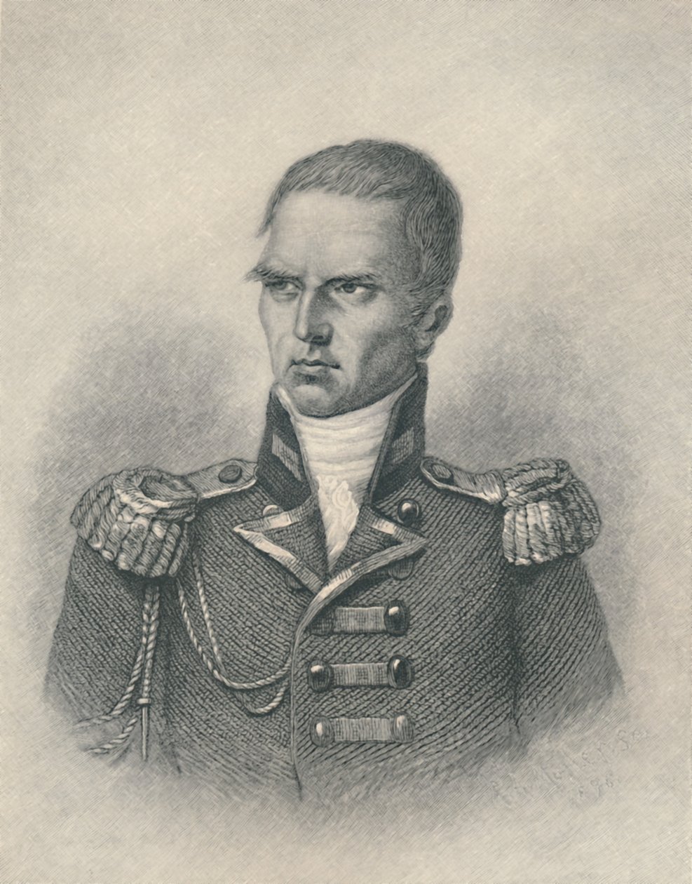Sir Hudson Lowe, c1815, 1896 af R. A. Muller