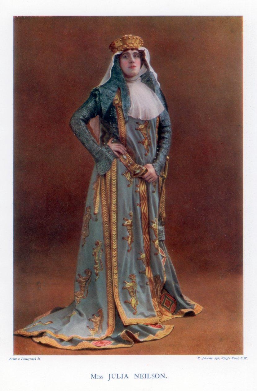 Julia Neilson, engelsk skuespillerinde, 1901. af R Johnson