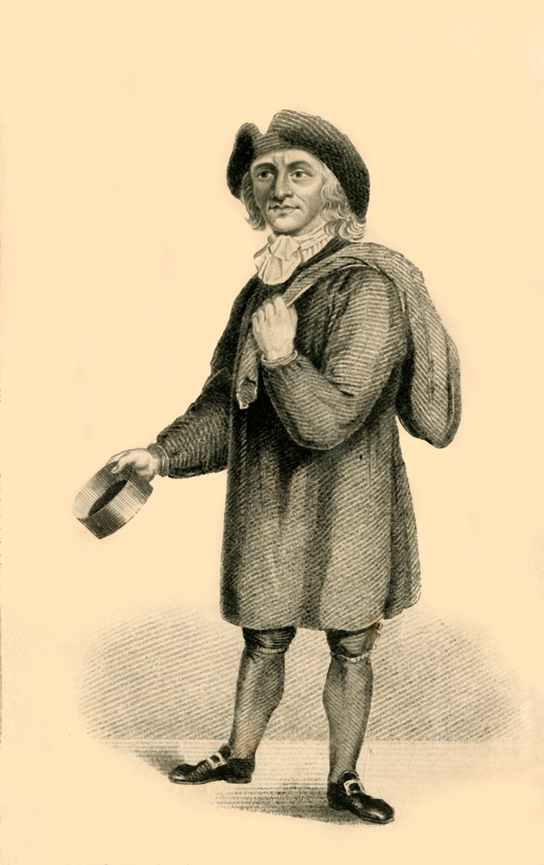 Thomas Britton, The Musical Small Coal-man, 1821. af R. Page