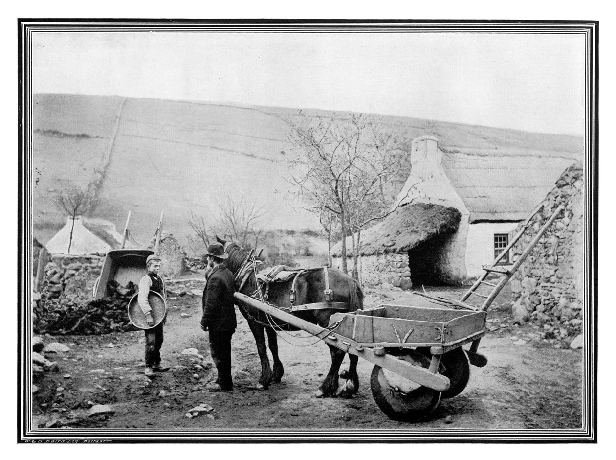 Gammel irsk lavryggsbil, 1901. af R. Welsh