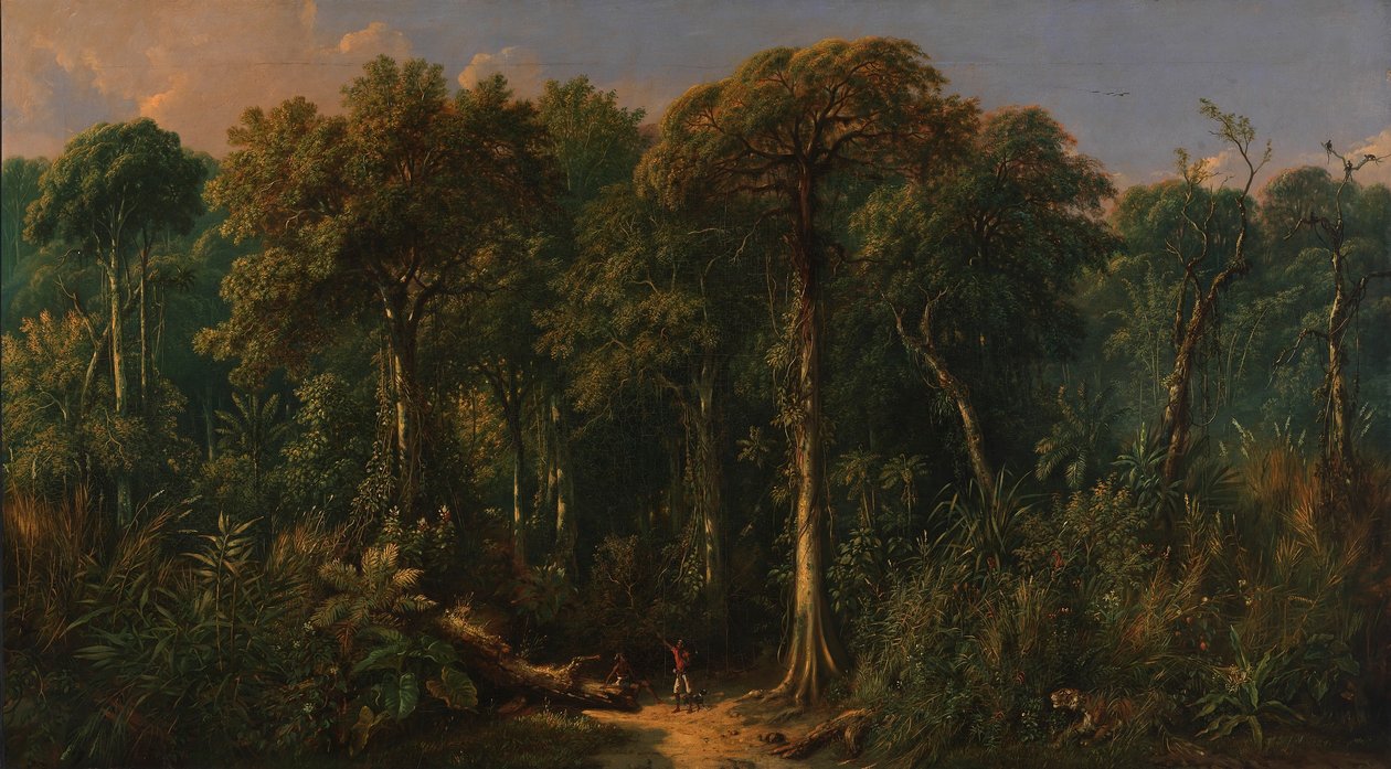 Javanesisk jungle af Raden Saleh