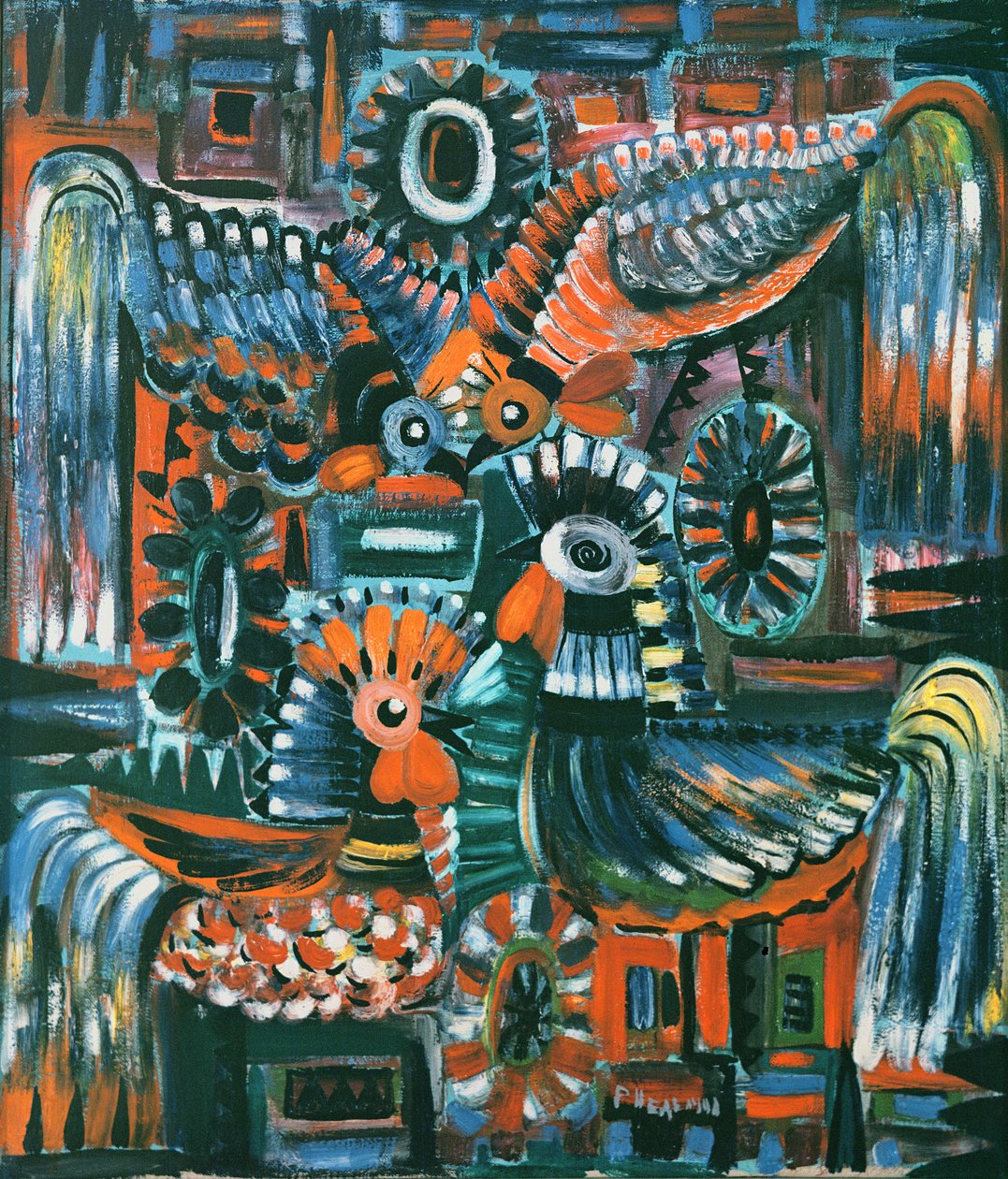Roosters, 1967 af Radi Nedelchev