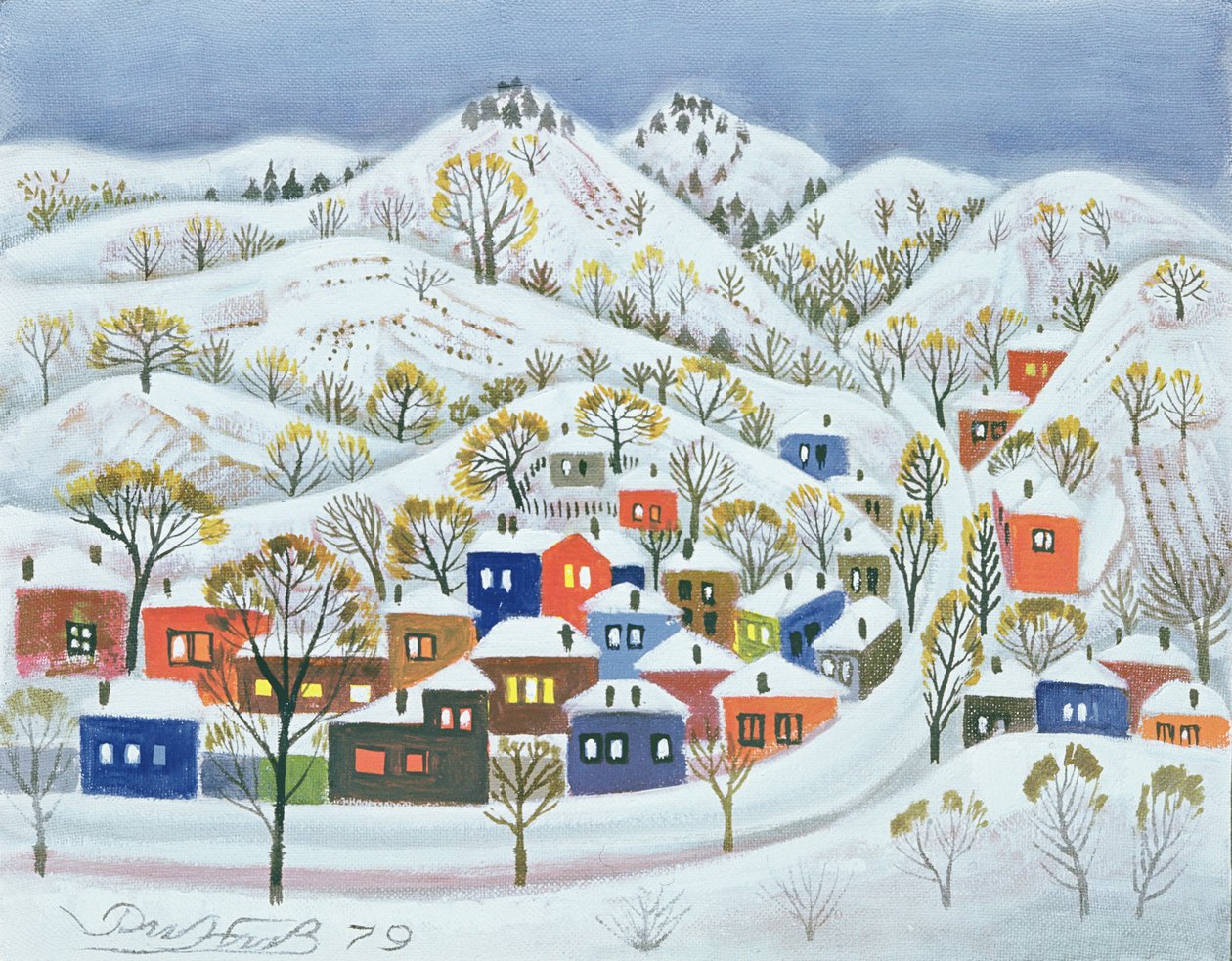 Vinter, 1979 af Radi Nedelchev