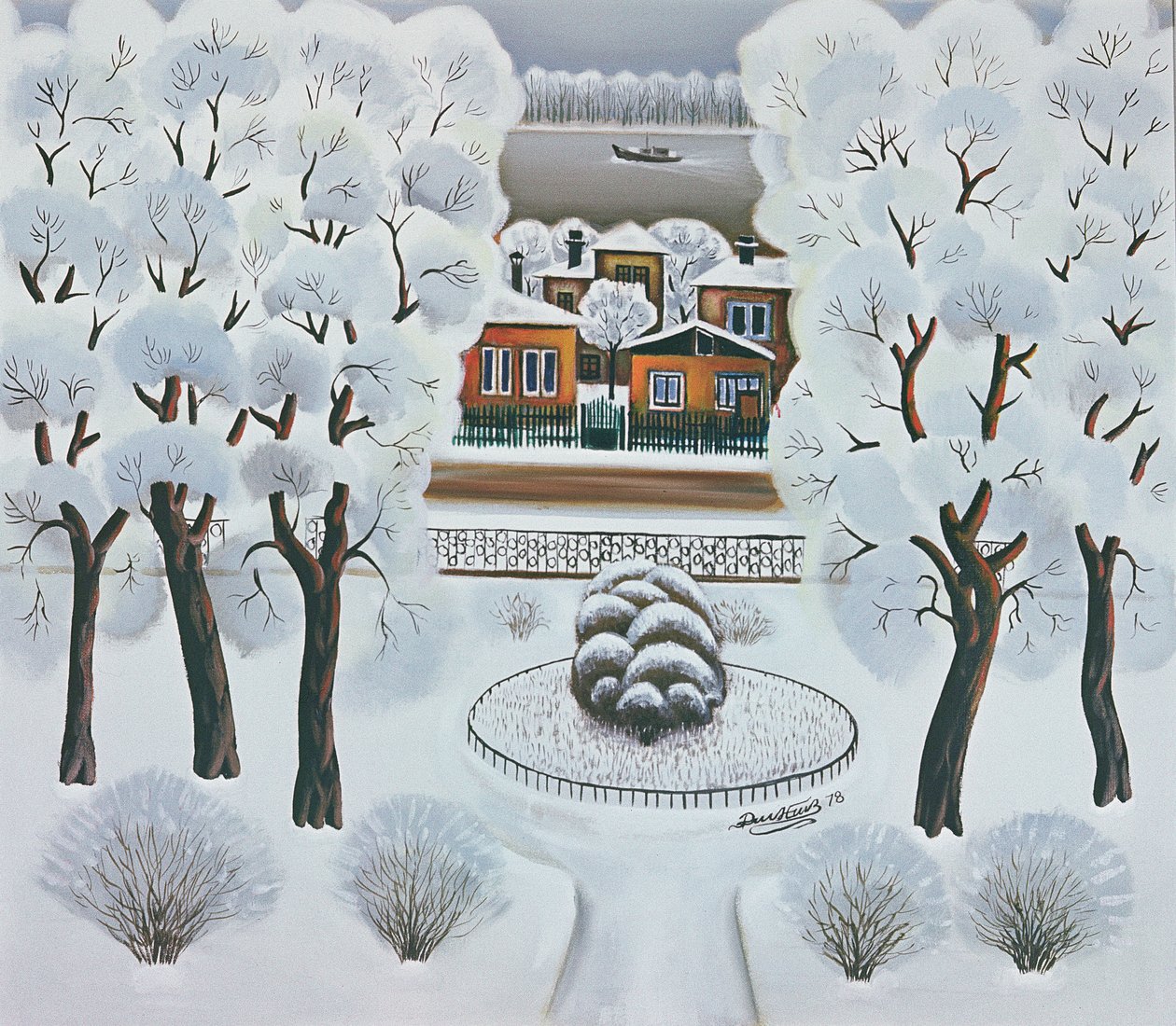 Vinterdag, 1978 af Radi Nedelchev