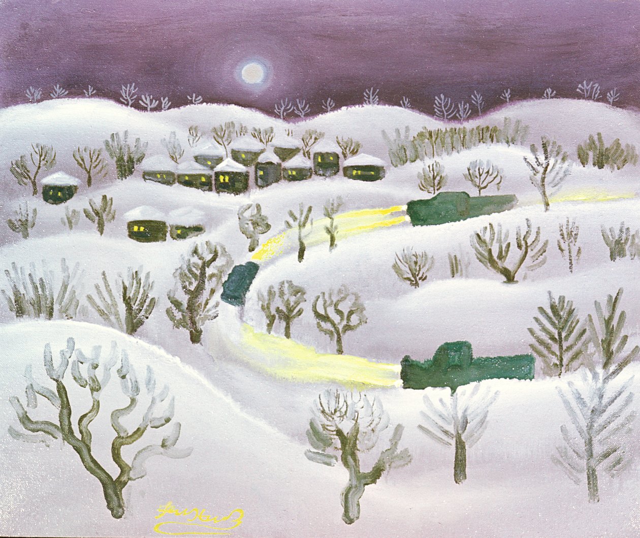 Vinternat, 1971 af Radi Nedelchev