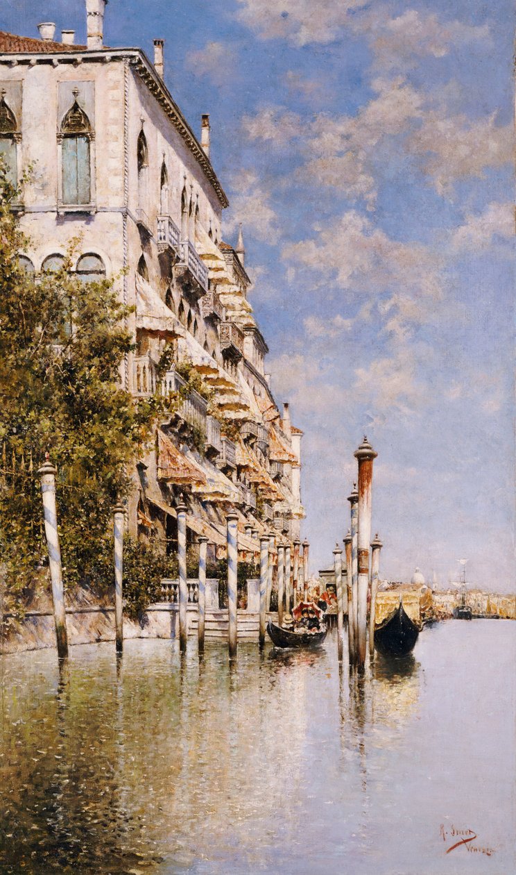 Langs Canal Grande af Rafael Senet