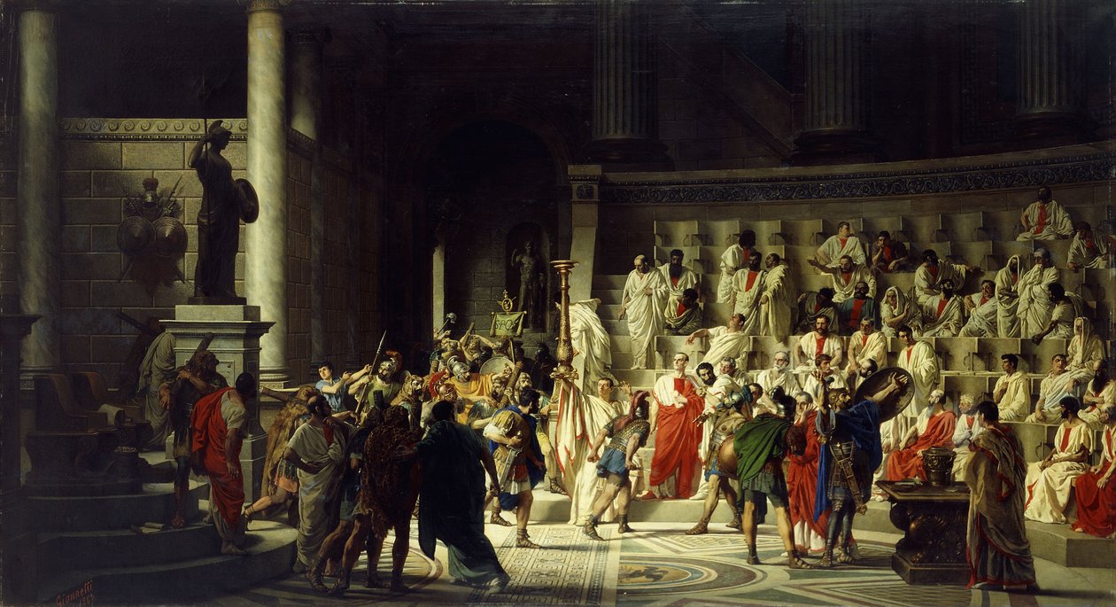 Julius Cæsars sidste senat af Raffaele Giannetti