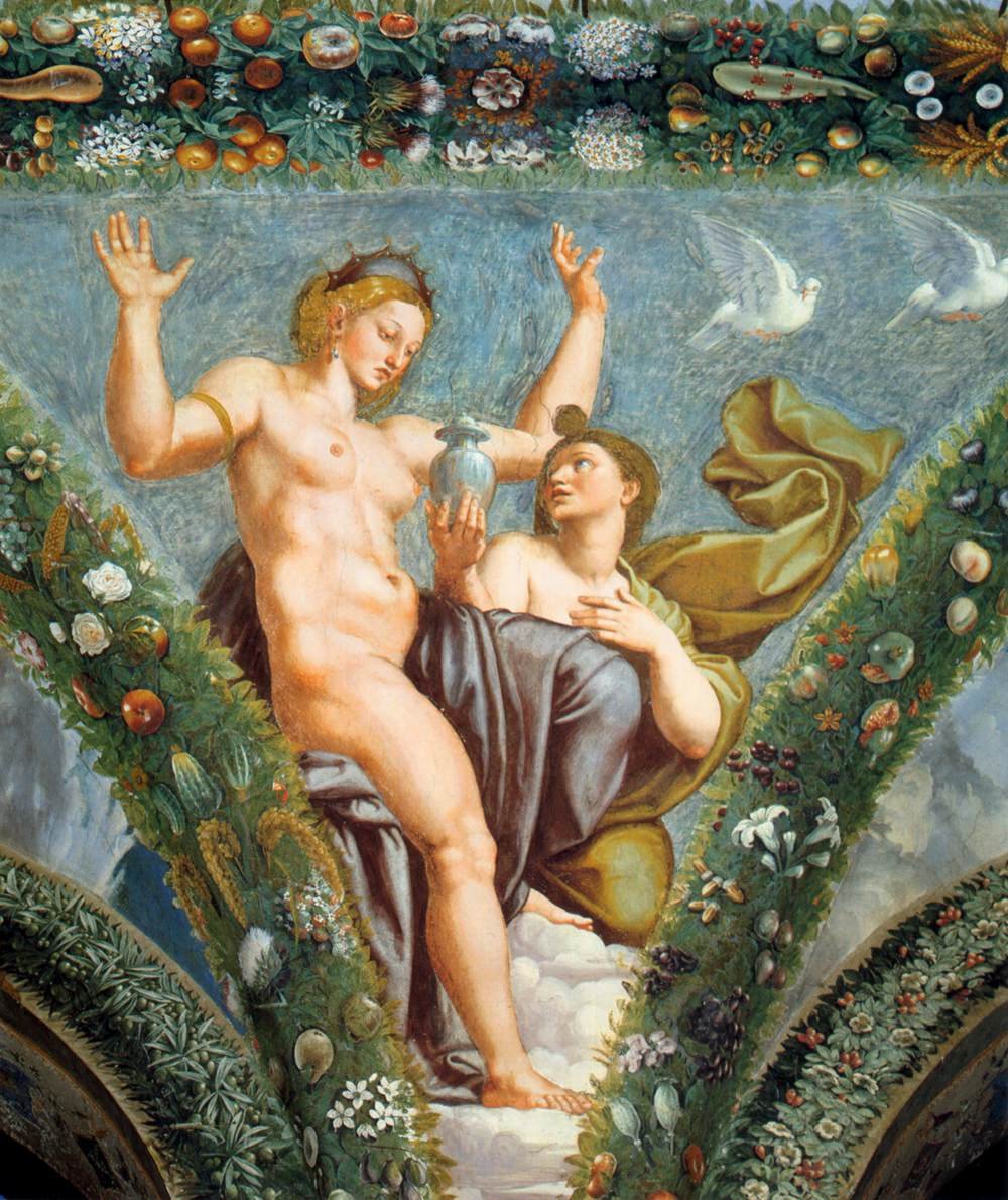 Venus og psyke af Raffaello Sanzio Raphael