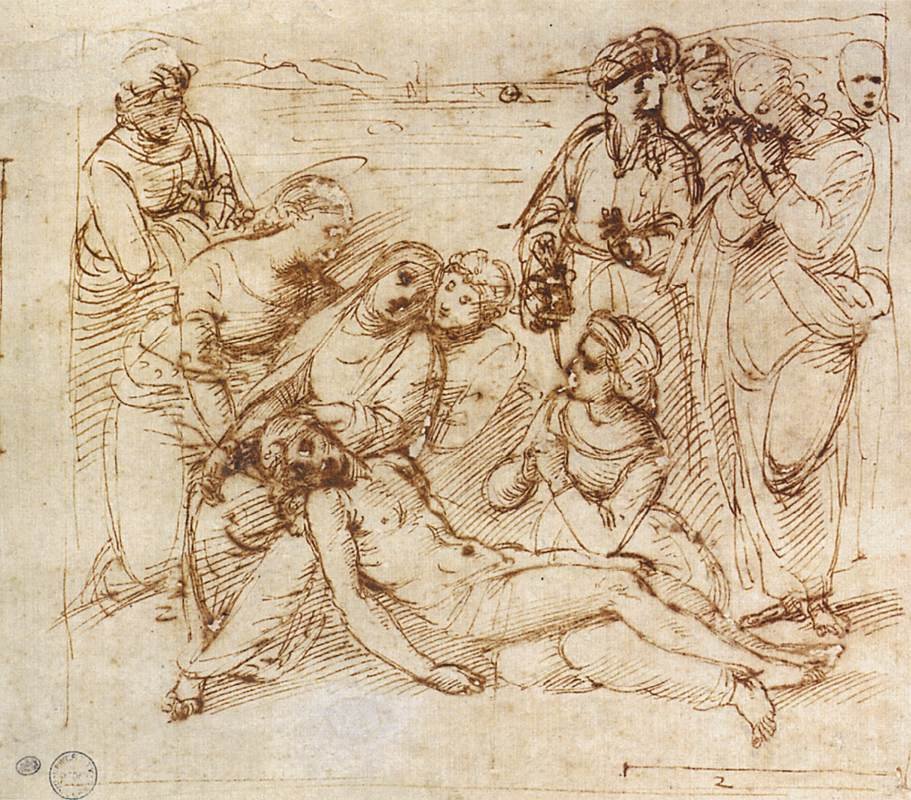 Klagesang af Raffaello Sanzio Raphael