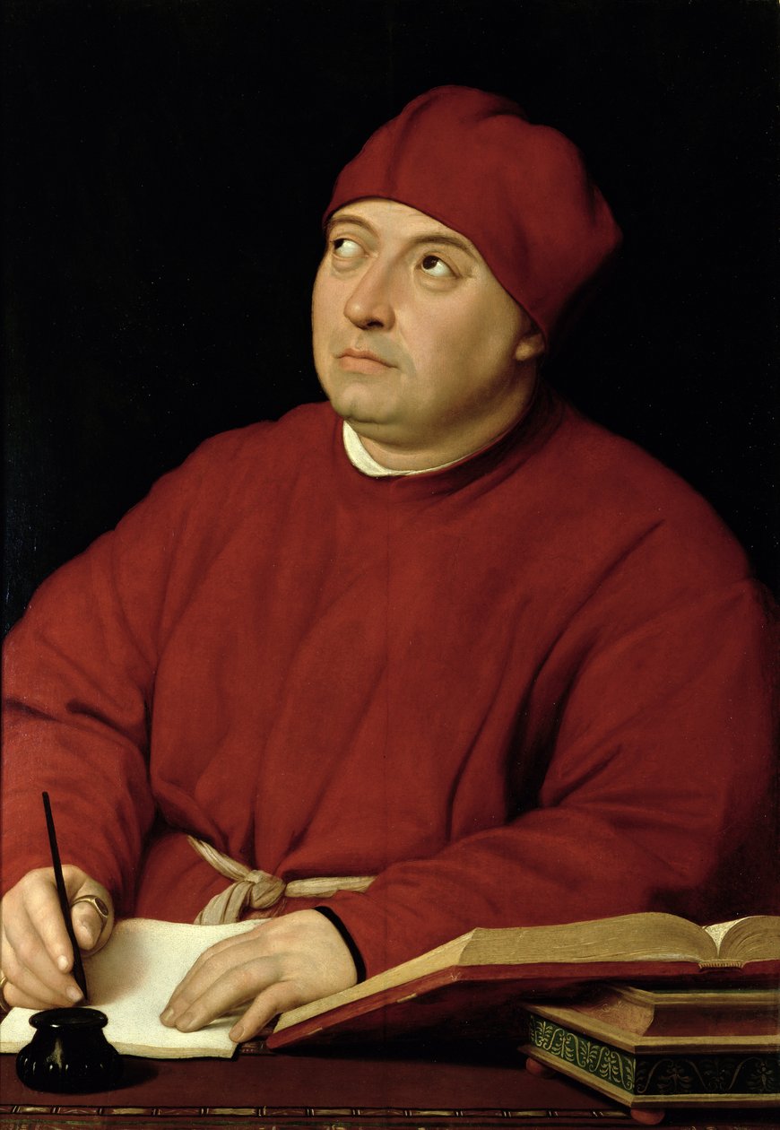 Portræt af Tommaso Inghirami ( 1470-1516) af Raffaello Sanzio Raphael