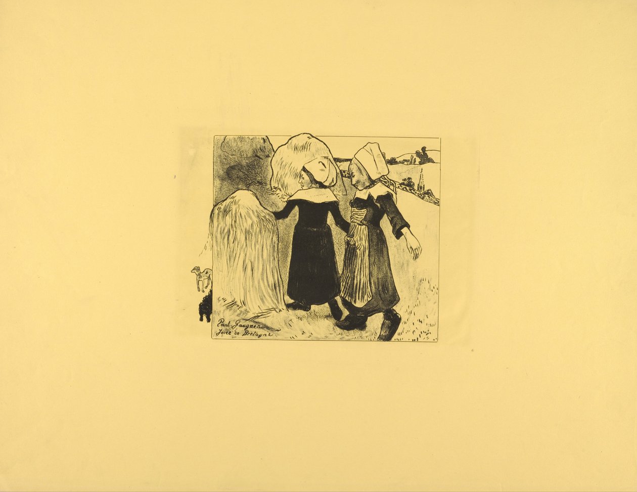 Bretons glæder af Paul Gauguin