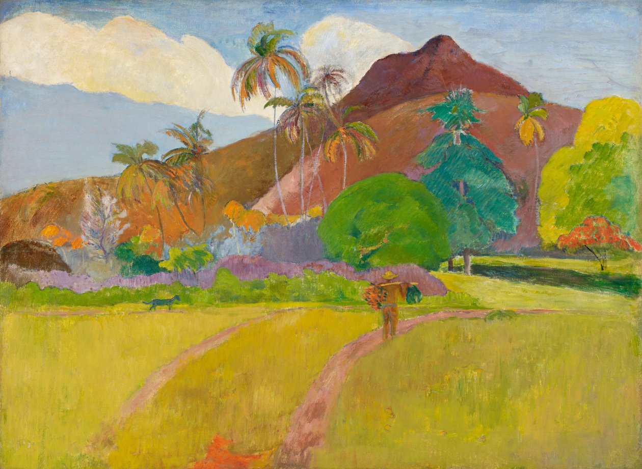 Tahitisk landskab af Paul Gauguin