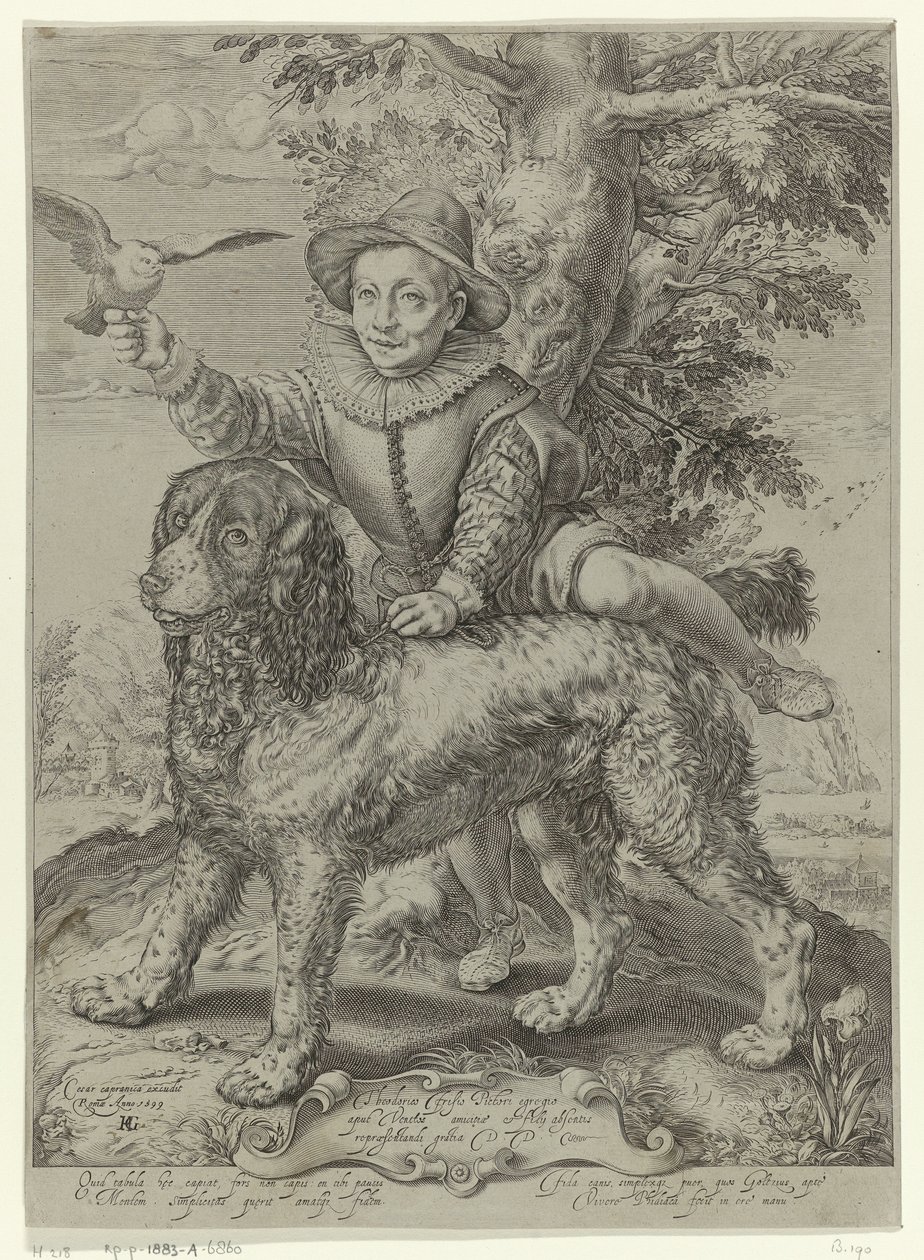 Portræt af Frederik de Vries af Raffaello Guidi