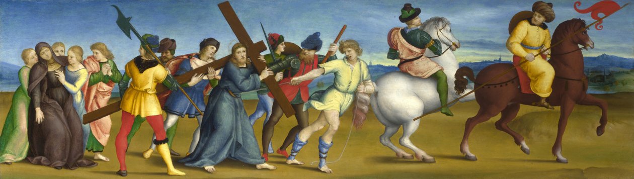Processionen til Golgata, 1504-1505 af Raffaello Sanzio Raphael