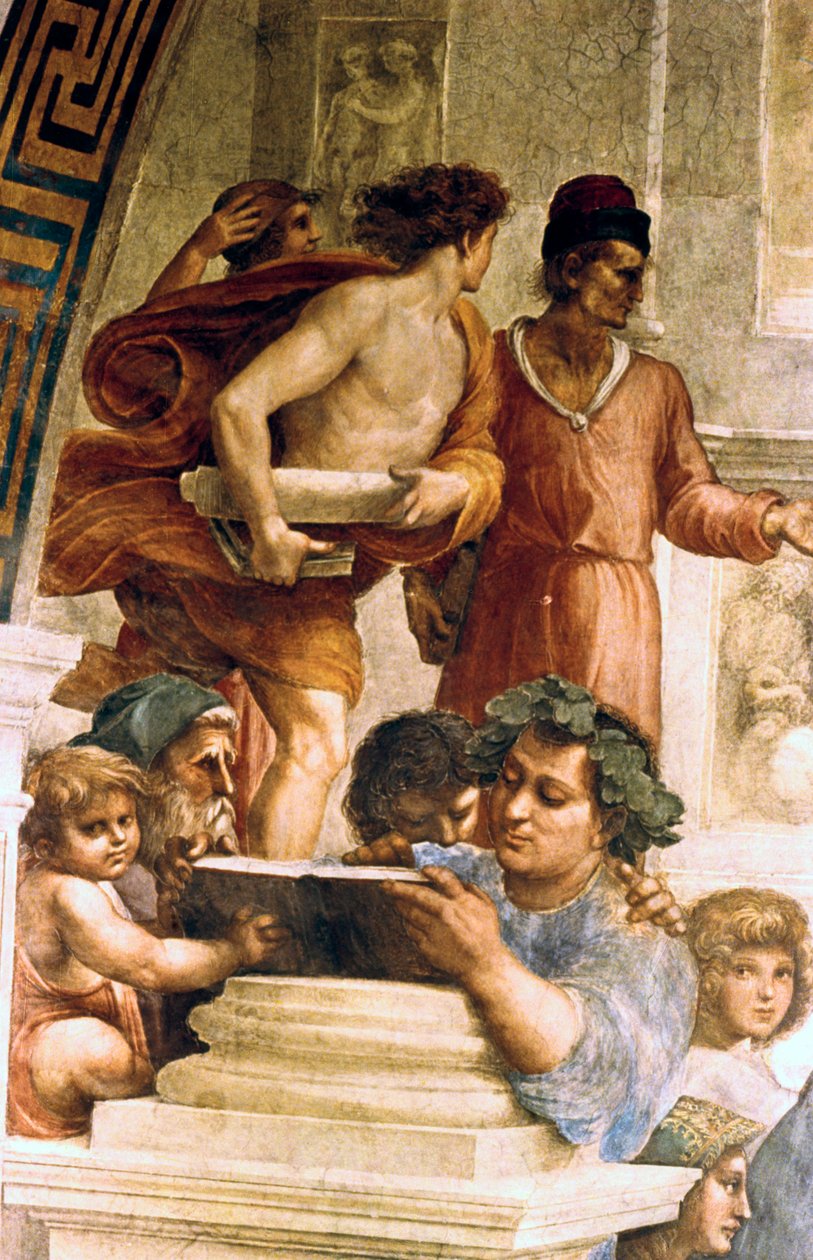 Skolen i Athen, 1509 af Raffaello Sanzio Raphael