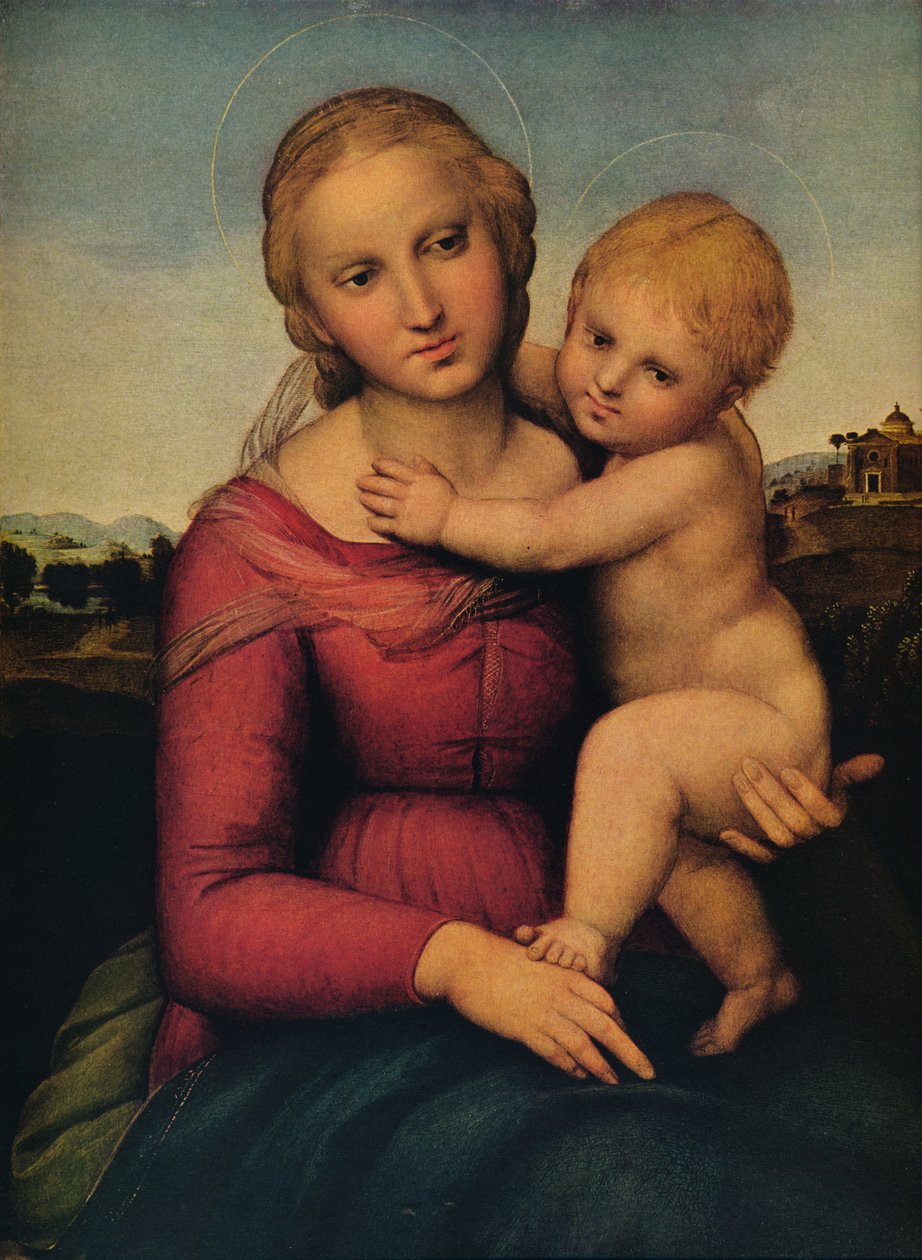 The Small Cowper Madonna, 1505 af Raffaello Sanzio Raphael