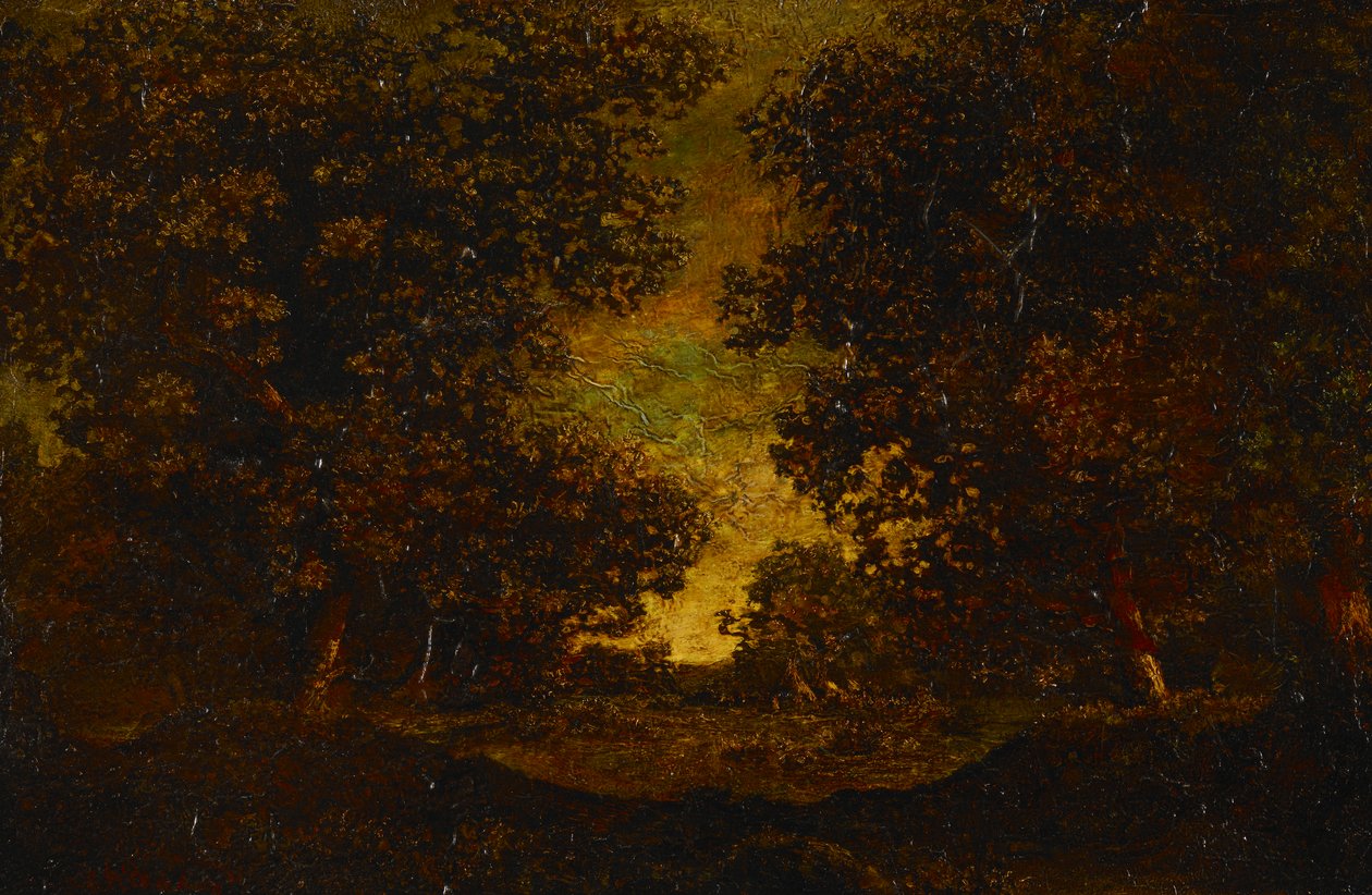 Sen eftermiddag af Ralph Albert Blakelock