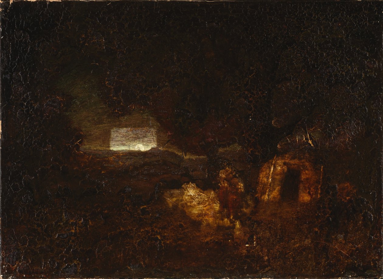 Kano-byggerne af Ralph Albert Blakelock