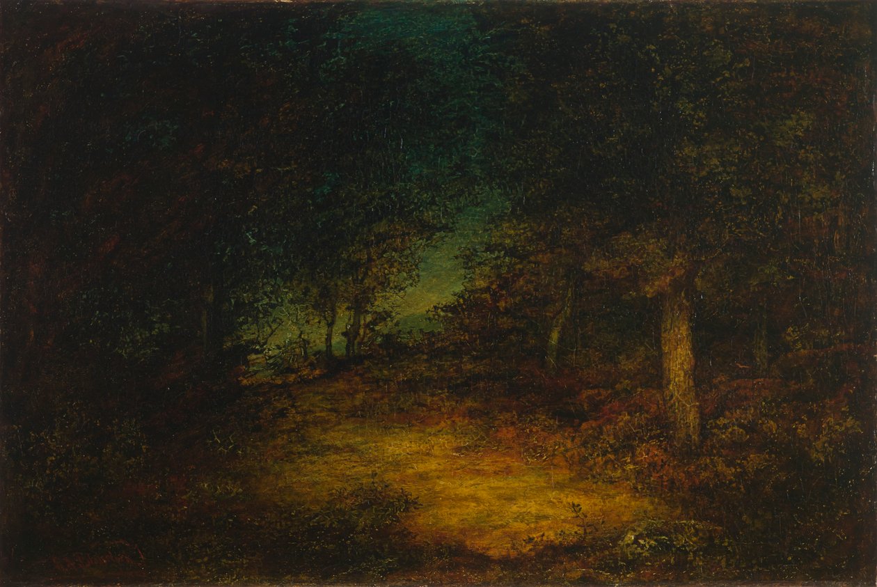 Træ interiør af Ralph Albert Blakelock