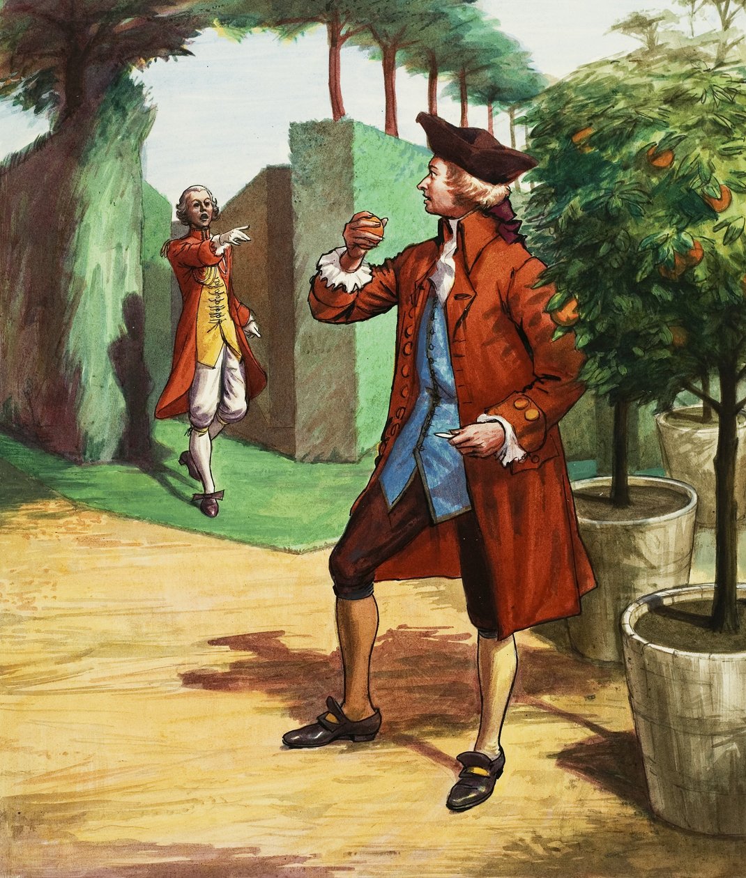 Mozart spiser en appelsin. af Ralph Bruce