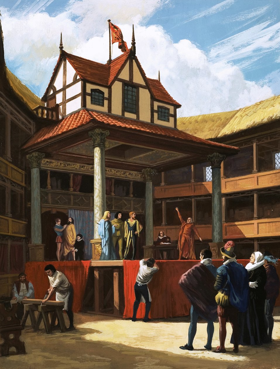 The Globe Theatre af Ralph Bruce