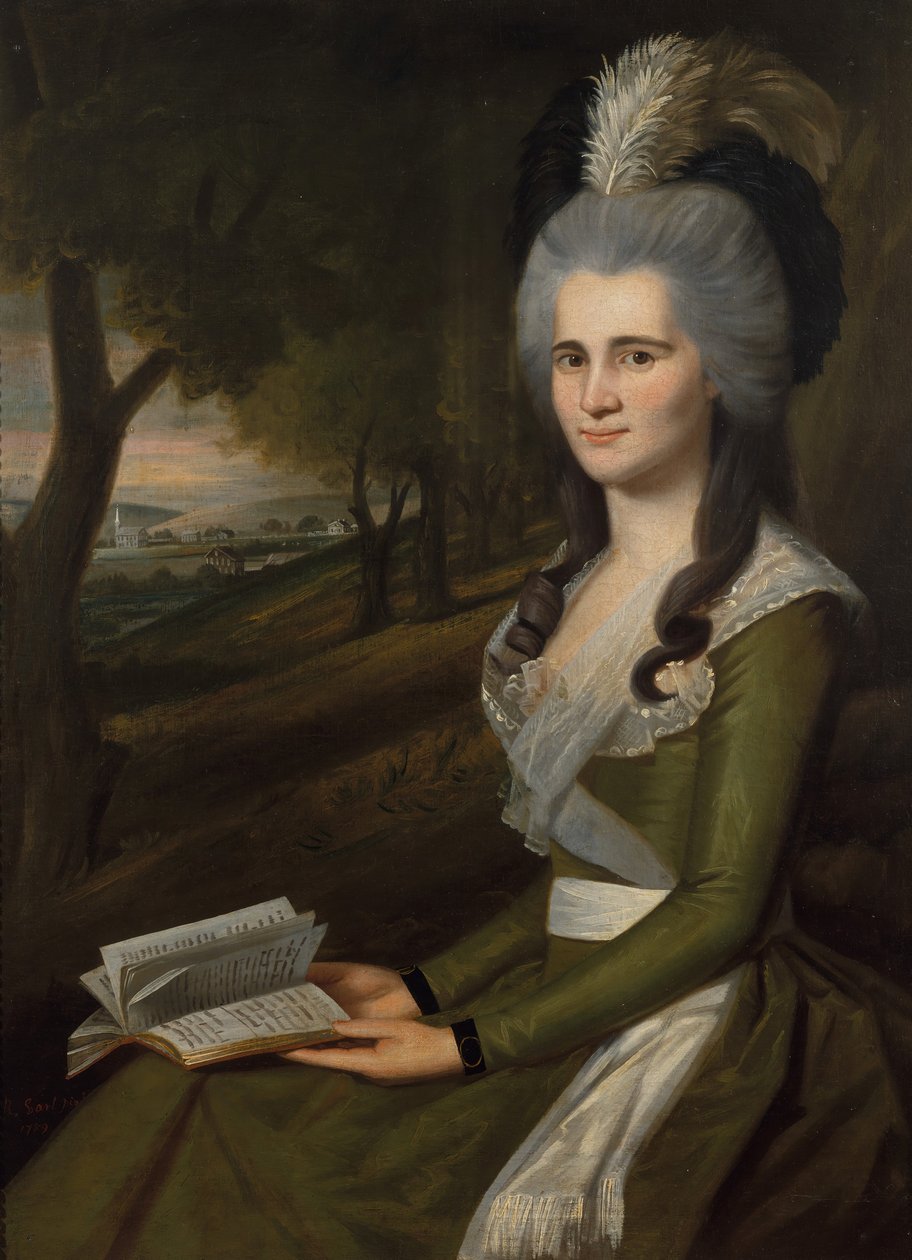 Esther Boardman, 1789. af Ralph Earl