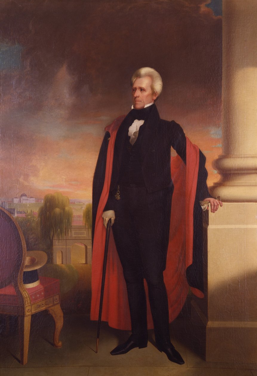 Andrew Jackson af Ralph Eleaser Whiteside Earl