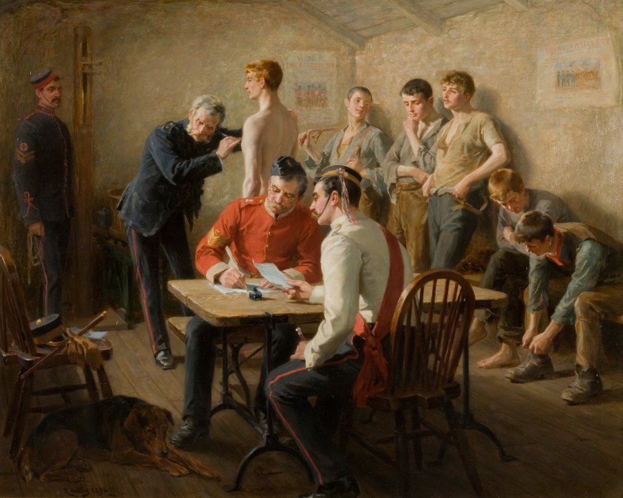 Passing the Doctor, 1896 af Ralph Hedley