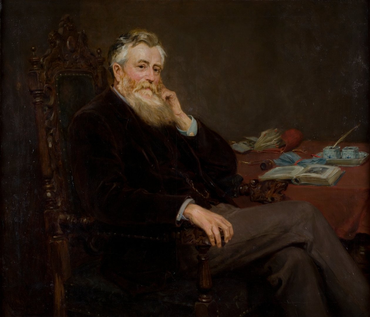 Portræt af Spence Watson, 1897 af Ralph Hedley