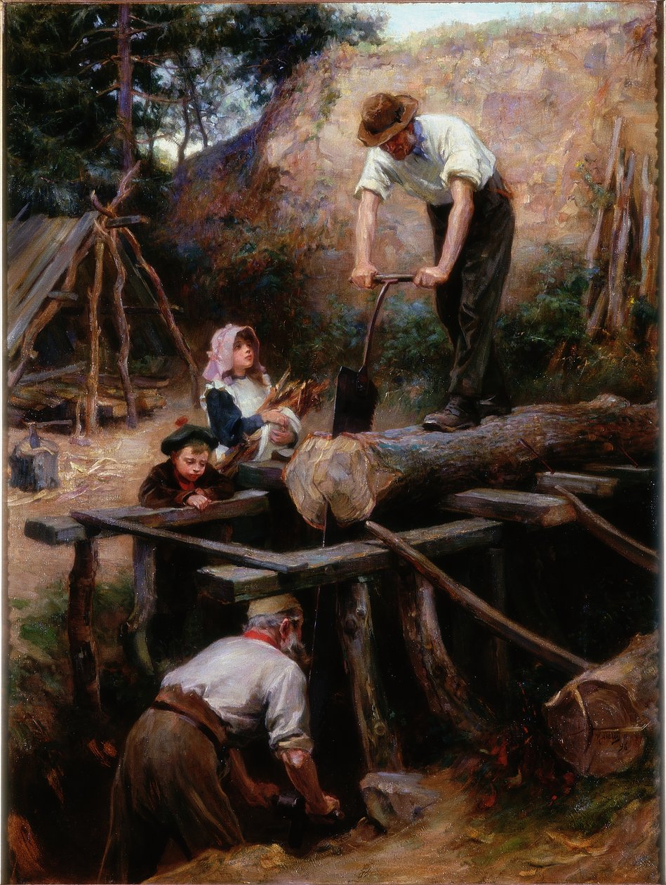 Træskomagere, 1896 af Ralph Hedley