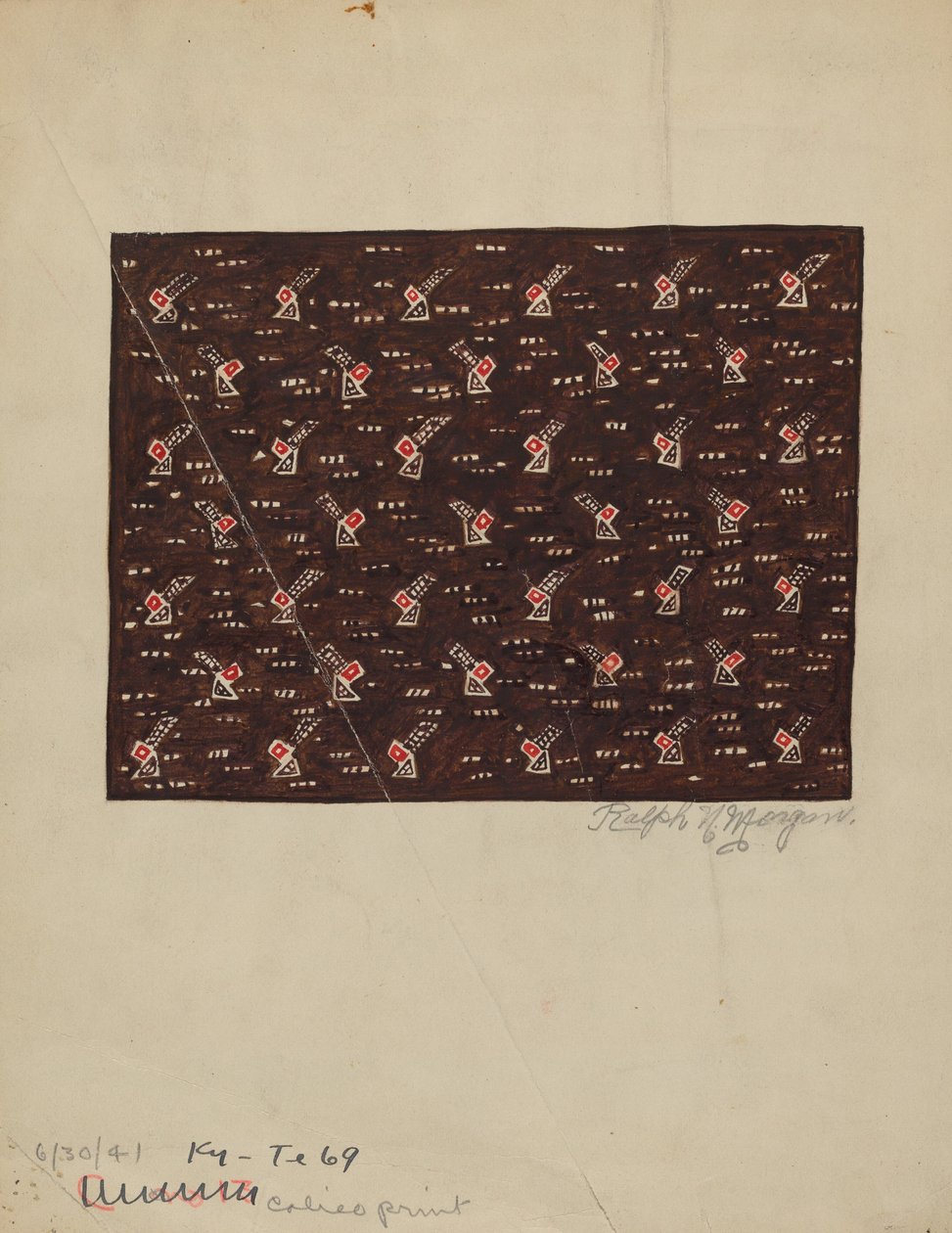 Calico print af Ralph N. Morgan