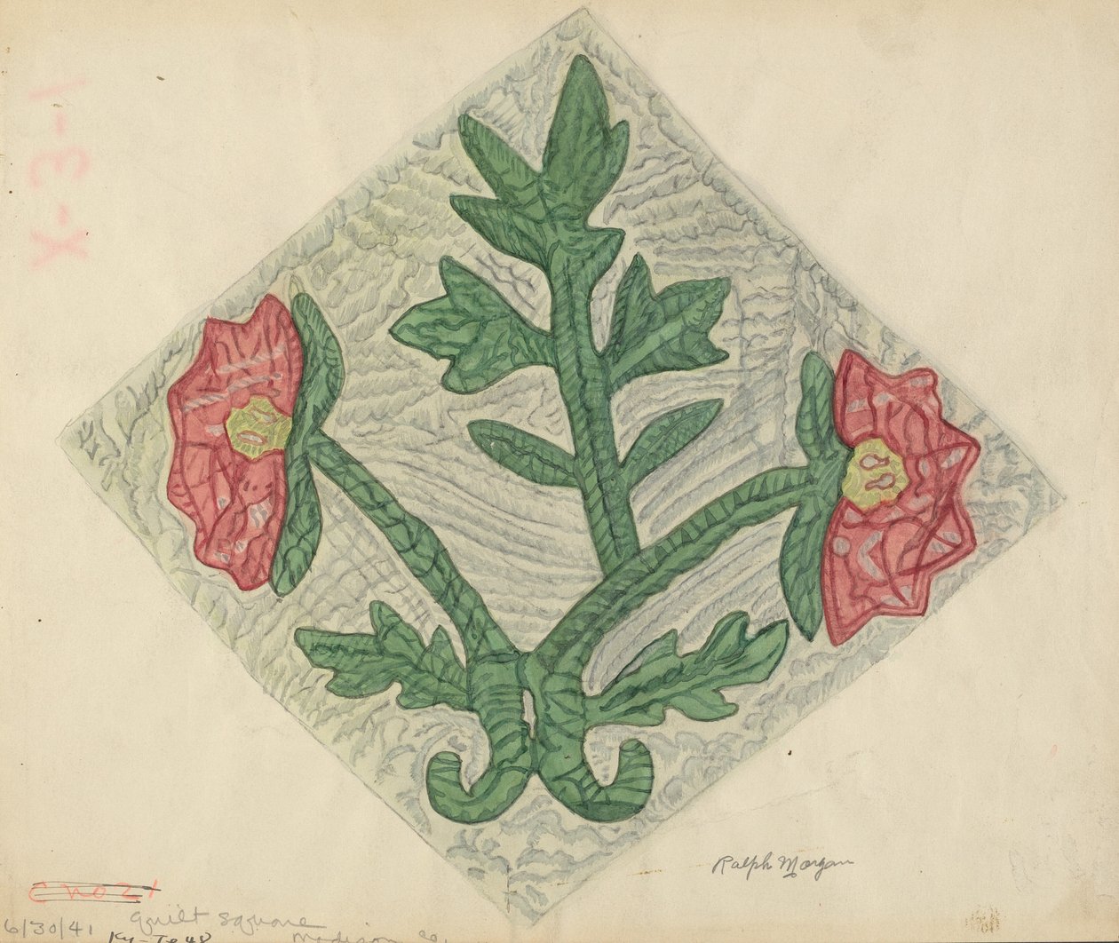 Quilt mønster af Ralph N. Morgan