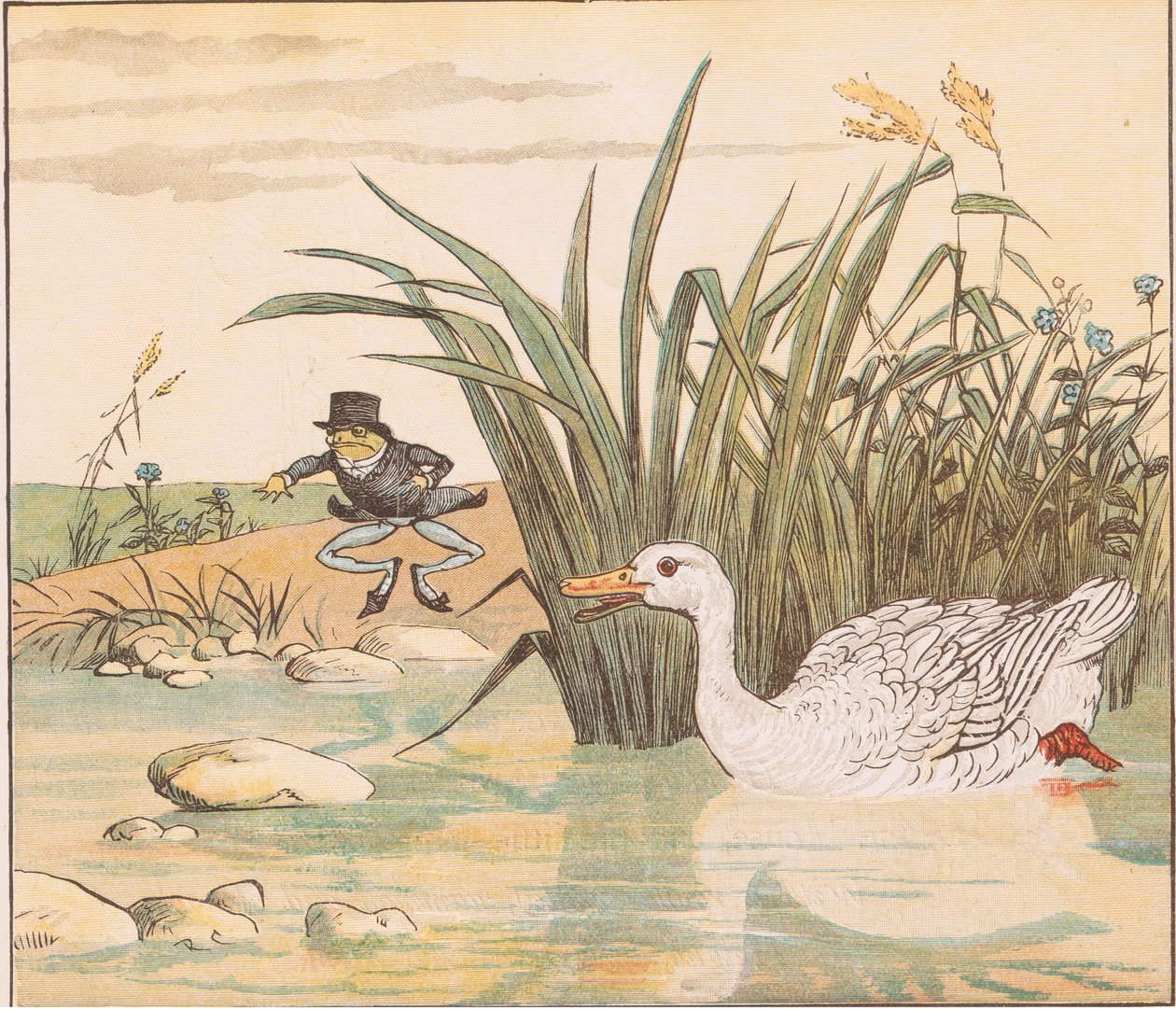 En liljehvid and spiste ham op af Randolph Caldecott