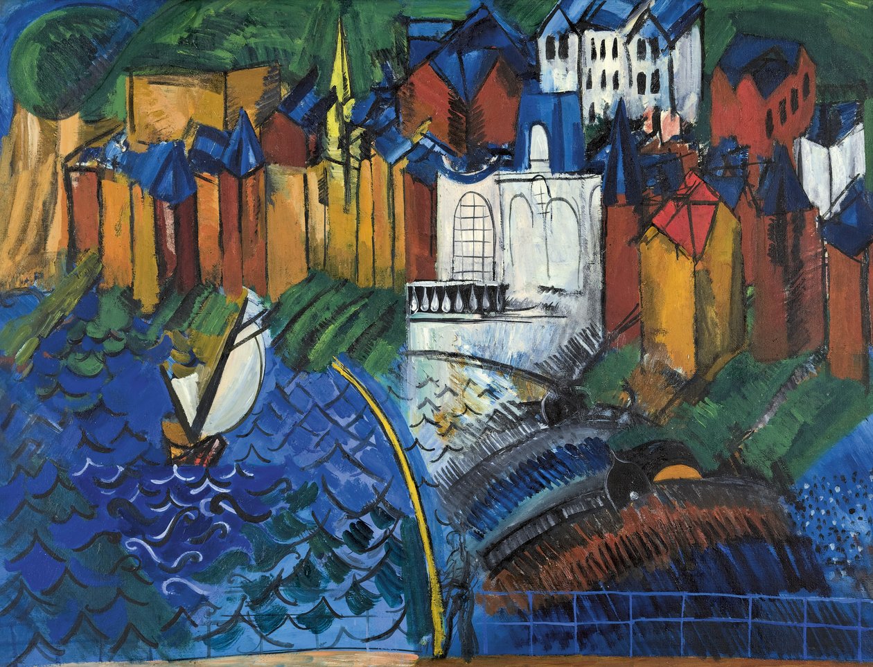 Det blå orkester; Orchestre bleu af Raoul Dufy