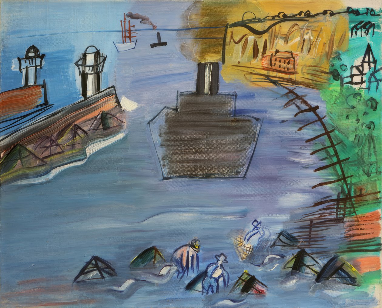 Den sorte fragt af Raoul Dufy