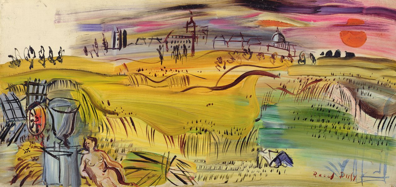 Høst i Langres af Raoul Dufy