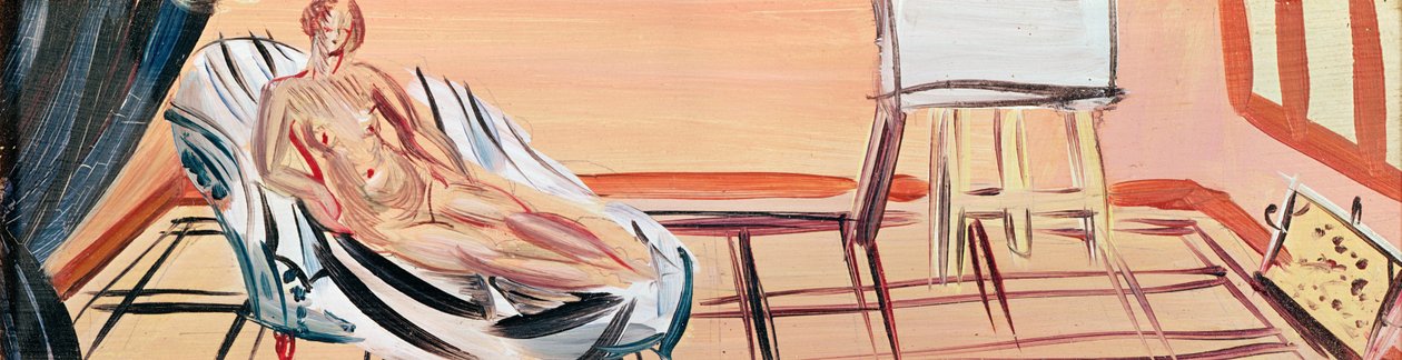 Nude with an Easel (olie på lærred) af Raoul Dufy