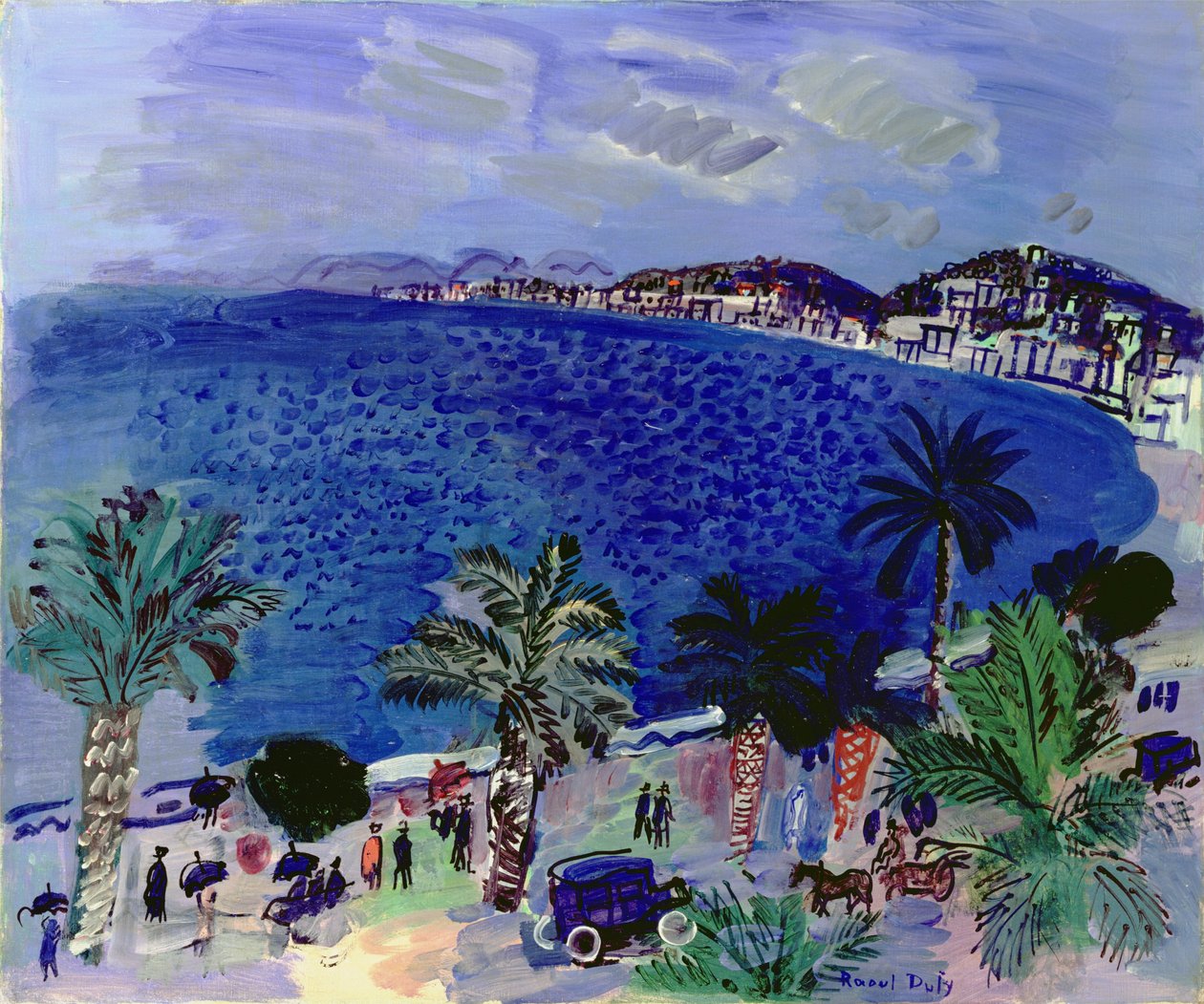 Englenes bugt, Nice af Raoul Dufy