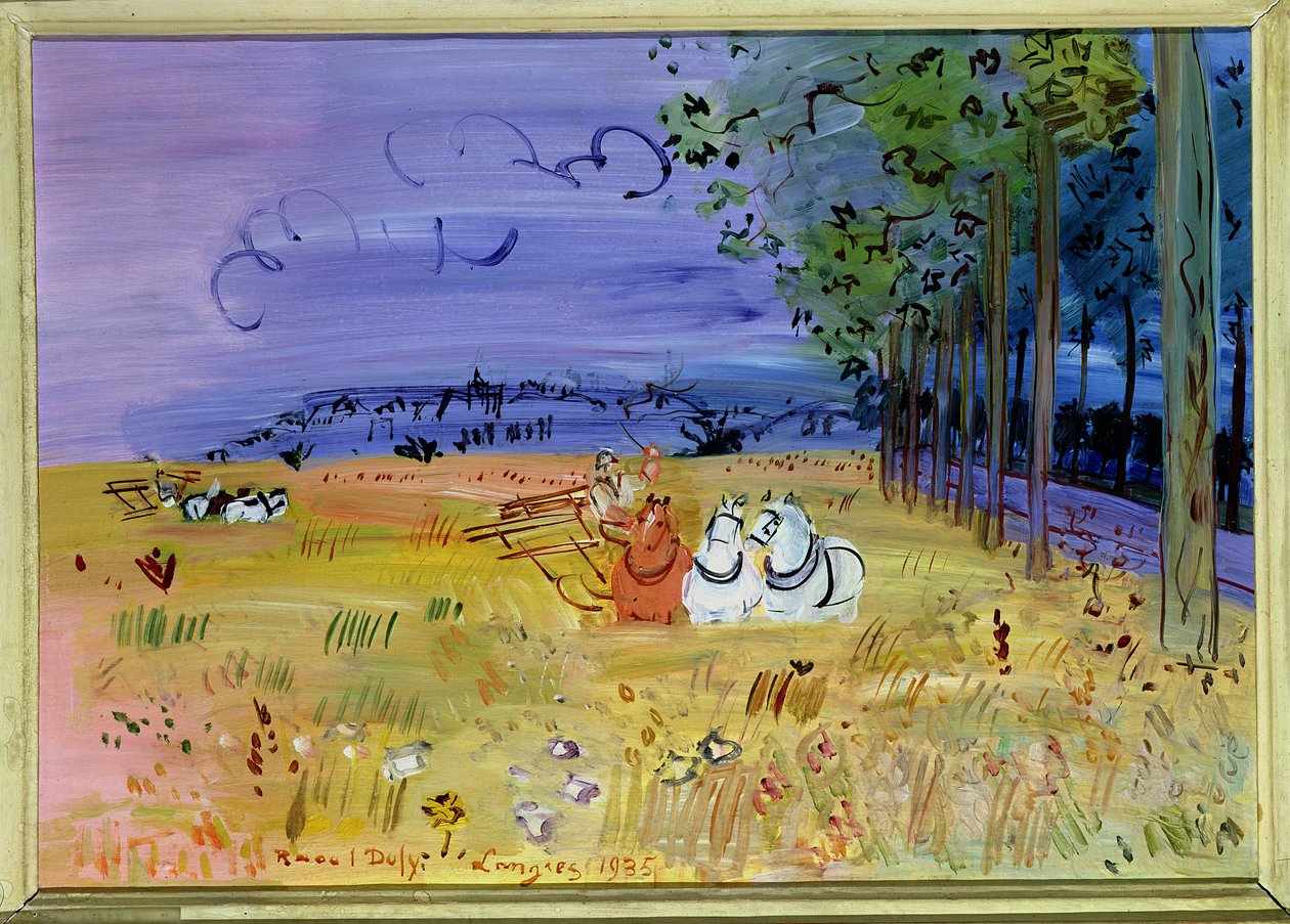 Høsten i Langres af Raoul Dufy