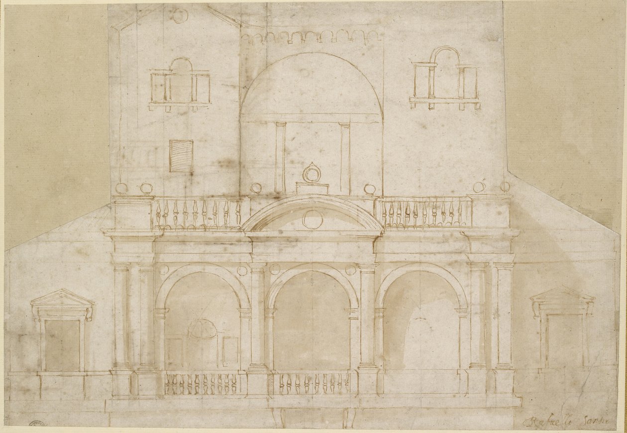 Rekto: Arkitektonisk design af Raffaello Sanzio Raphael