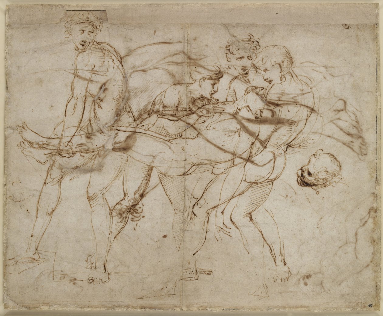 Recto: The Death of Meleager or the Death of Adonis , WA1846.180 af Raffaello Sanzio Raphael