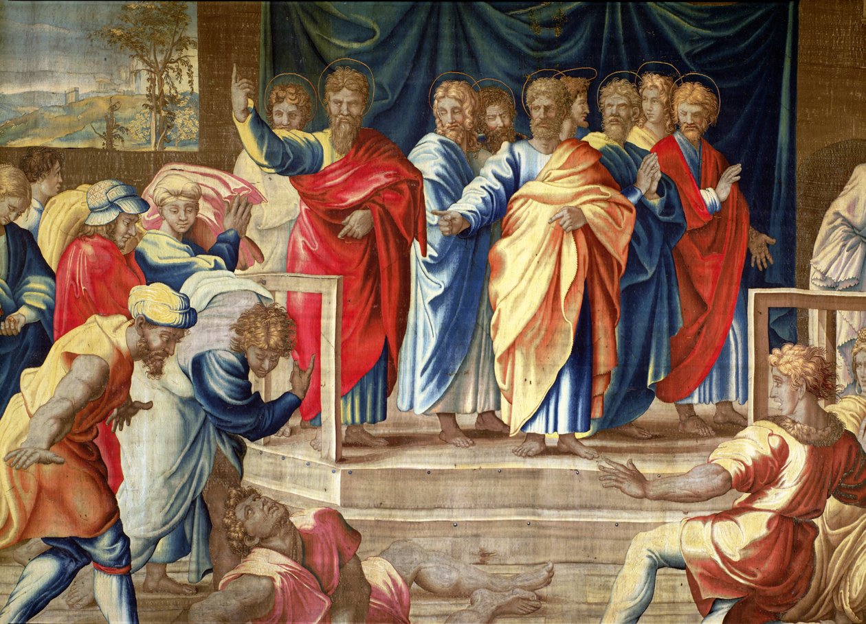 Apostlenes Gerninger, Mortlake-tapeterne af Raffaello Sanzio Raphael