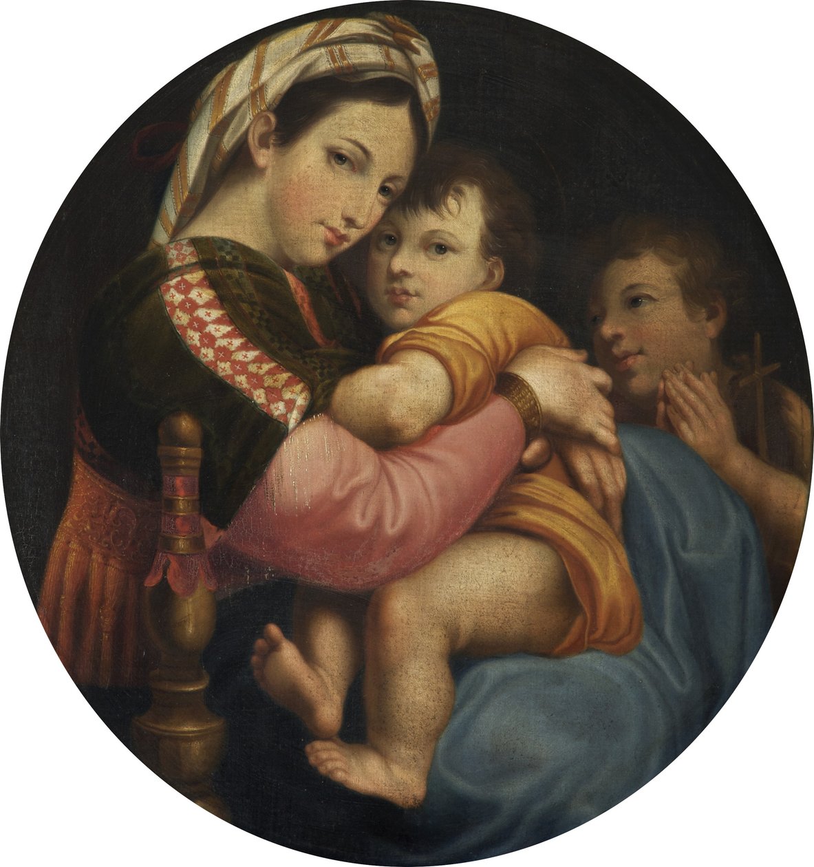 Madonnaen af ​​stolen af after Raphael