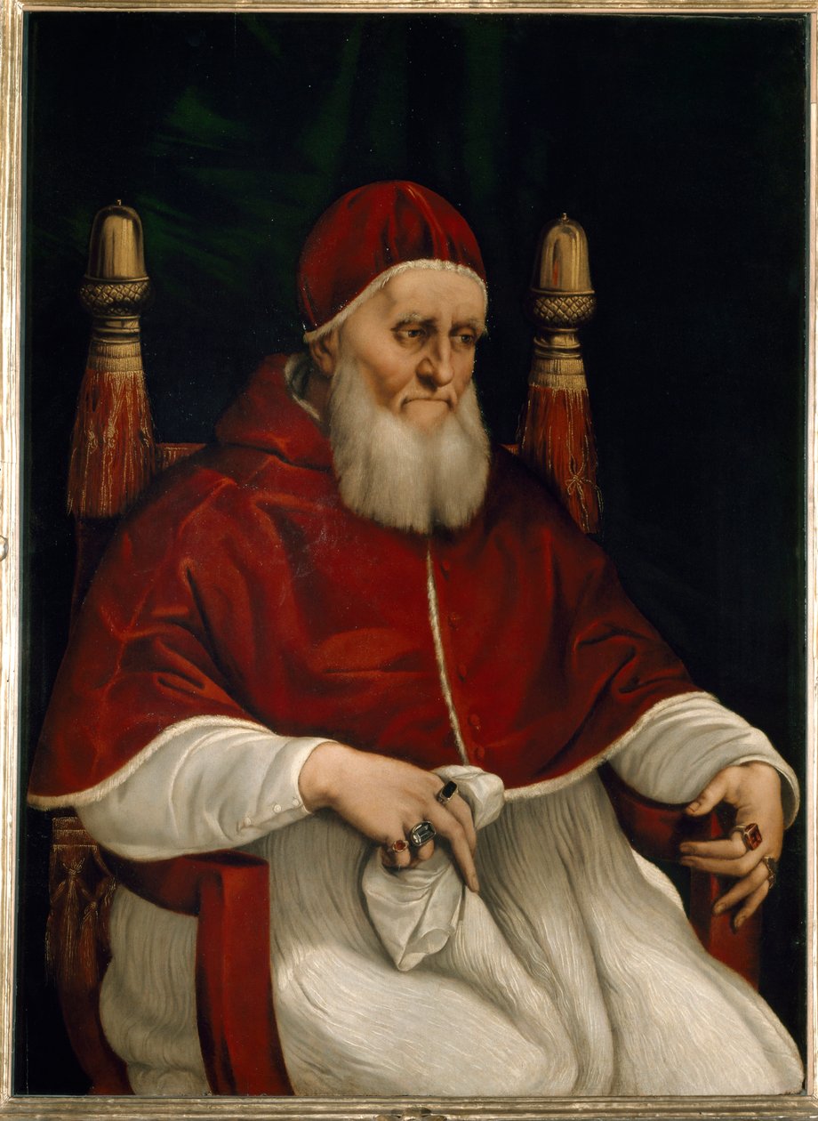 Portræt af pave Julius II af Raphael