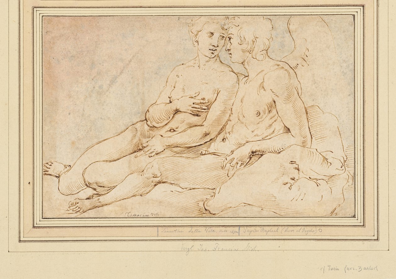 Amor og Psyke, ca. 1540. af Raphael