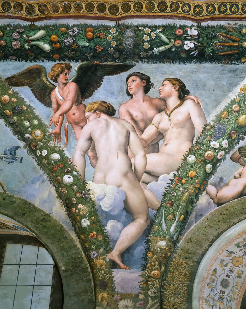 Amor og de tre nåder, 1517-1518. af Raphael