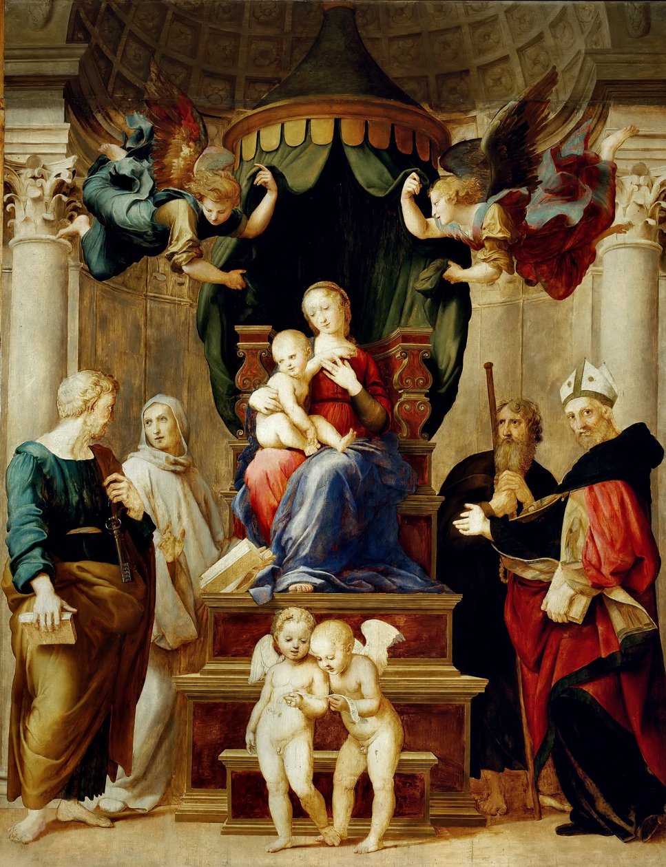 Madonna af Baldacchino, ca 1506-1508. af Raphael